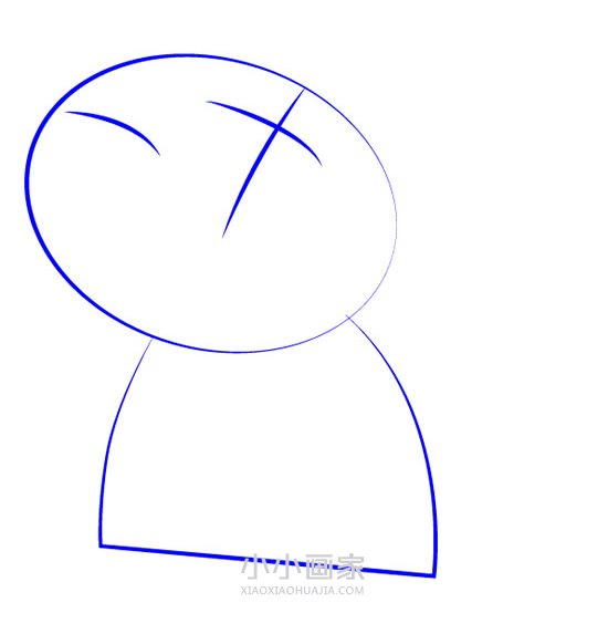 斑马佐伊简笔画画法图片步骤步骤2