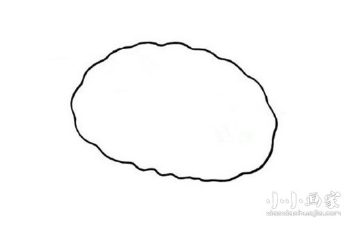 蜡笔小新小白简笔画画法图片步骤步骤2