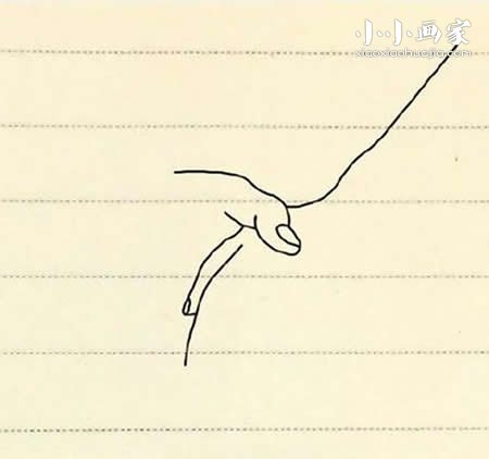 手牵手简笔画画法图片步骤步骤5