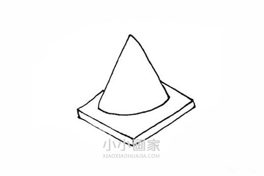 交通路障简笔画画法图片步骤步骤4