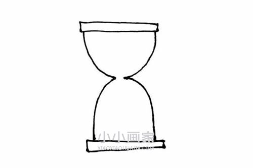 彩色沙漏简笔画画法图片步骤步骤5