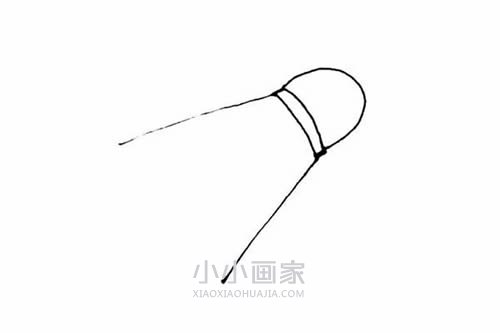 彩色羽毛球简笔画画法图片步骤步骤3