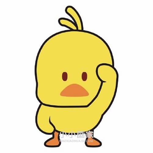 绘本故事社会鸭简笔画画法图片步骤