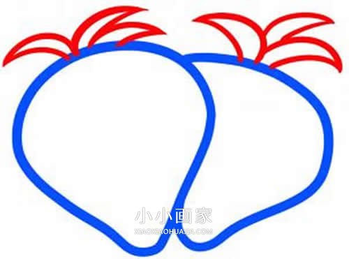 可爱彩色草莓简笔画画法图片步骤步骤4