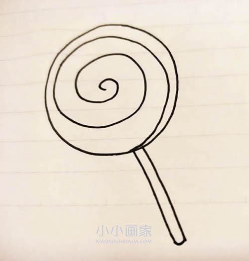 绘本故事最简单棒棒糖简笔画画法图片步骤