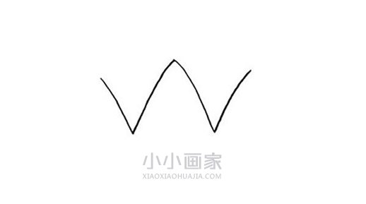 彩色公主皇冠简笔画画法图片步骤步骤2