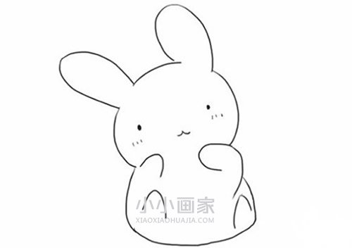 绘本故事卖萌小兔子简笔画画法图片步骤