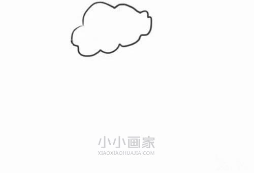 可爱胡巴简笔画画法图片步骤步骤2