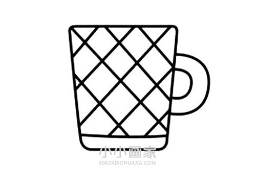 彩色笔筒简笔画画法图片步骤步骤3