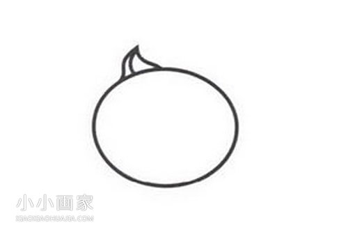 卡通小天使简笔画画法图片步骤步骤2