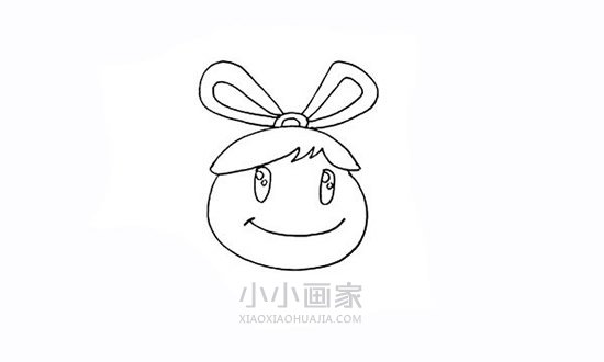 卡通向日葵简笔画画法图片步骤步骤8