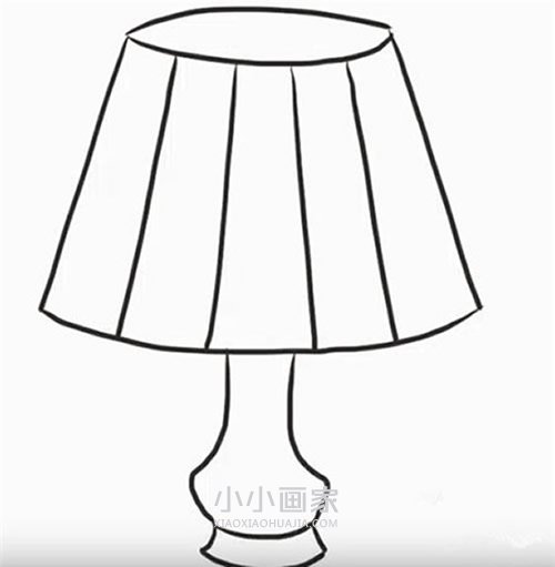 简单台灯简笔画画法图片步骤