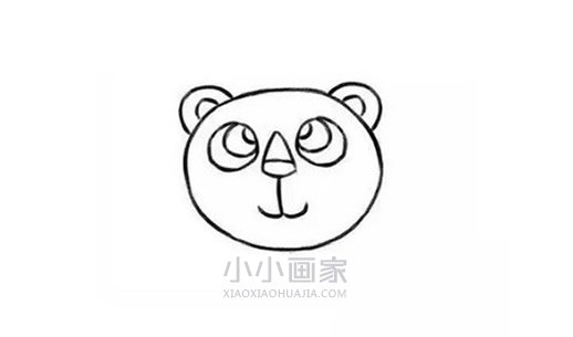 可爱的小狮子简笔画画法图片步骤步骤4