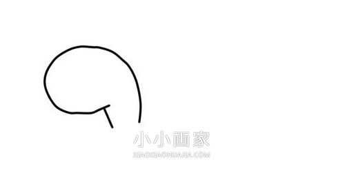 卡通小兔子Rabbit简笔画画法图片步骤步骤3