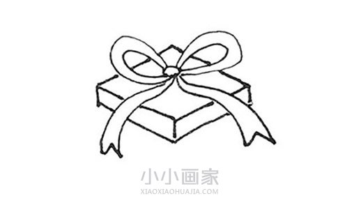 女神节礼物简笔画画法图片步骤步骤3