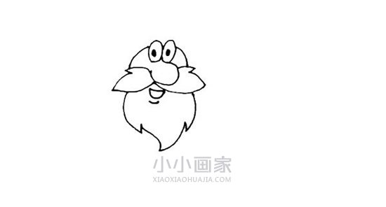 圣诞节圣诞老人简笔画画法图片步骤步骤4