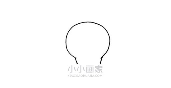 发光灯泡简笔画画法图片步骤步骤2