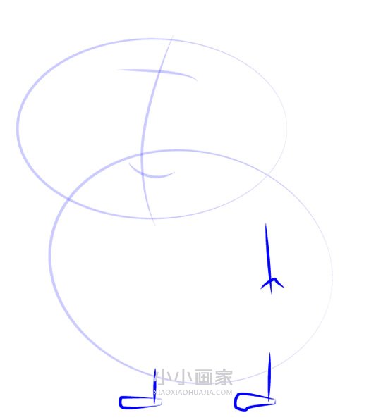 小狗丹尼爸爸简笔画画法图片步骤步骤3