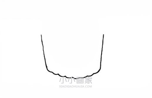 纸杯蛋糕简笔画画法图片步骤步骤2