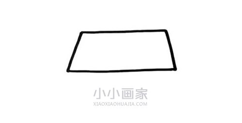 彩色冰激凌车简笔画画法图片步骤步骤2