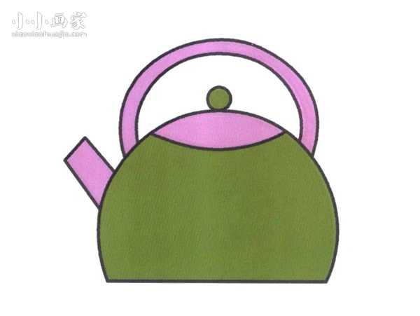 水壶简笔画画法图片步骤步骤1