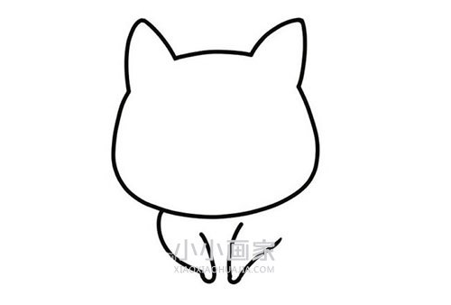 Q萌柯基犬简笔画画法图片步骤步骤4