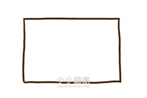 国庆节五星红旗简笔画画法图片步骤步骤2