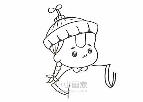 僵小鱼简笔画画法图片步骤步骤10