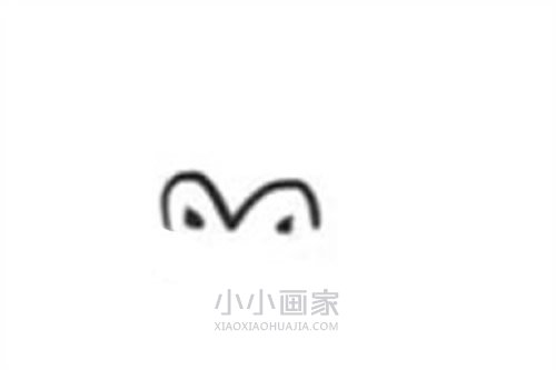 古怪的卡通鳄鱼简笔画画法图片步骤步骤2