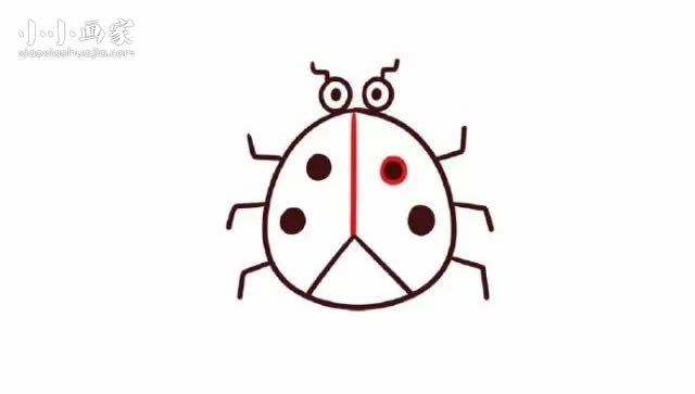 数字10简笔画甲虫画法图片步骤步骤1