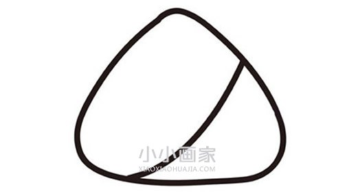 卡通粽子简笔画画法图片步骤步骤3