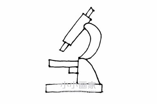 简单显微镜简笔画画法图片步骤步骤6