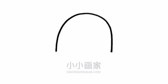 漂亮太阳帽简笔画画法图片步骤步骤2