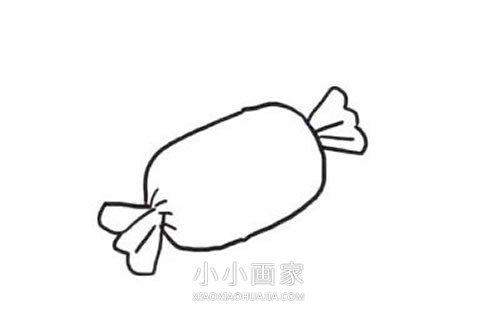 彩色糖果简笔画画法图片步骤步骤3