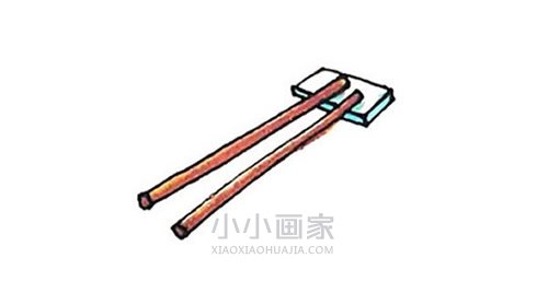 绘本故事一双筷子简笔画画法图片步骤