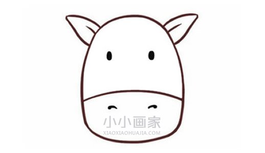 卡通斑马简笔画画法图片步骤步骤3