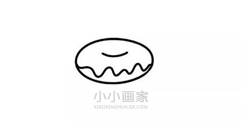 彩色甜甜圈简笔画画法图片步骤步骤4