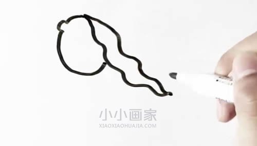 坐扫把飞行的小女巫简笔画画法图片步骤步骤2