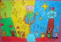 绘本故事庆祝六一儿童节主题绘画作品图片欣赏