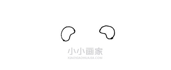 坐姿小猪简笔画画法图片步骤步骤2