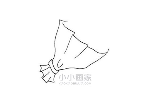 三八妇女节手捧花简笔画画法图片步骤步骤2
