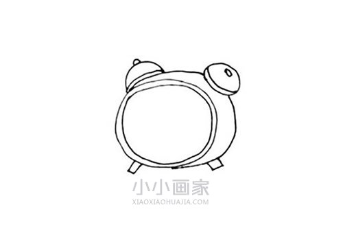 响起的闹钟简笔画画法图片步骤步骤5