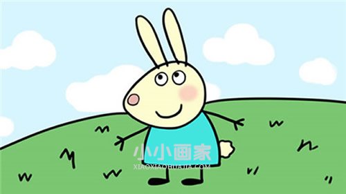 兔子瑞贝卡简笔画画法图片步骤步骤1