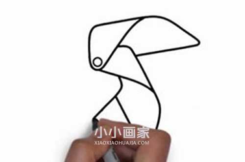 简单风车简笔画画法图片步骤步骤3