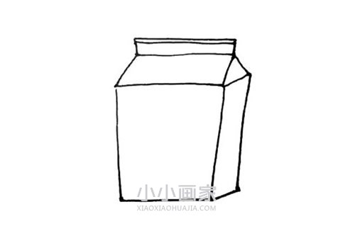 盒装酸奶简笔画画法图片步骤步骤5