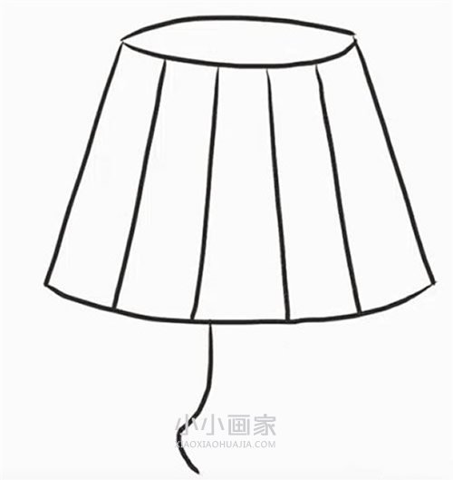 简单台灯简笔画画法图片步骤步骤5