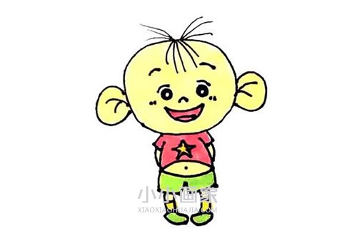 大耳朵图图简笔画画法图片步骤