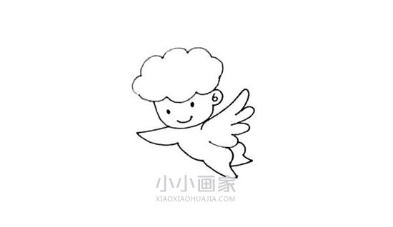 爱神丘比特简笔画画法图片步骤步骤6