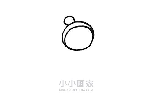 雪中的雪人简笔画画法图片步骤步骤3