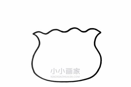 漂亮鱼缸简笔画画法图片步骤步骤2